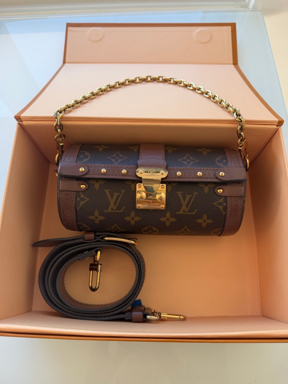 Rare Louis Vuitton - Trunk - BB Papillon - Influencer- Collectible -Excellent